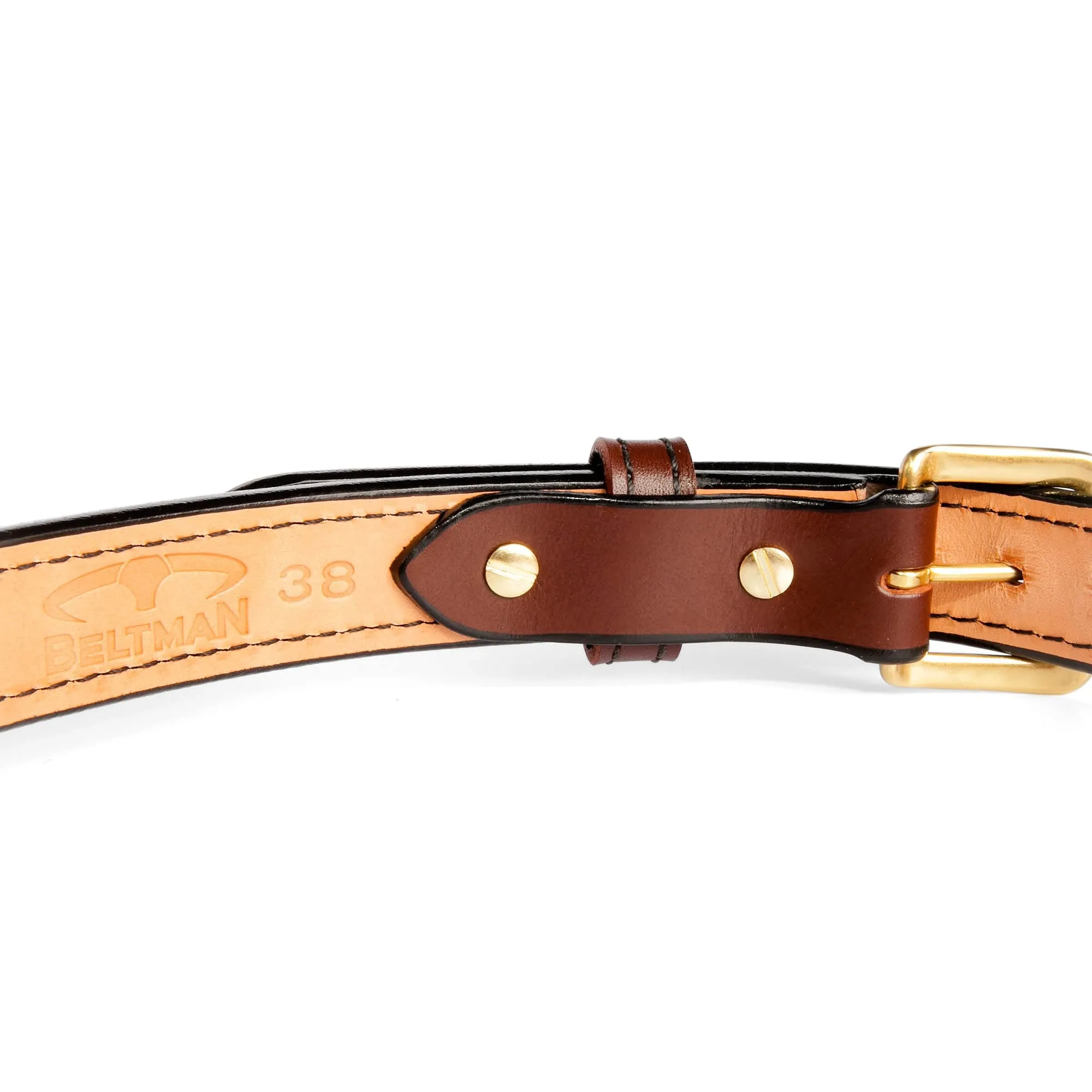 1.25" Wide Dual-Layer Bullhide Gun Belt