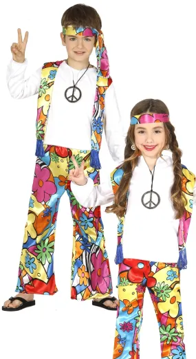 1960s Hippie Childrens Costume