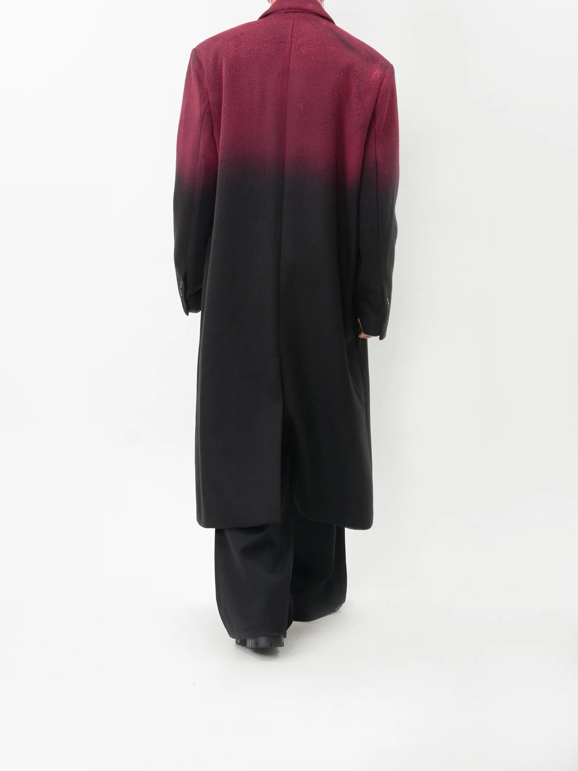 【24s Nov.】Gradient Dyed Wool Overcoat