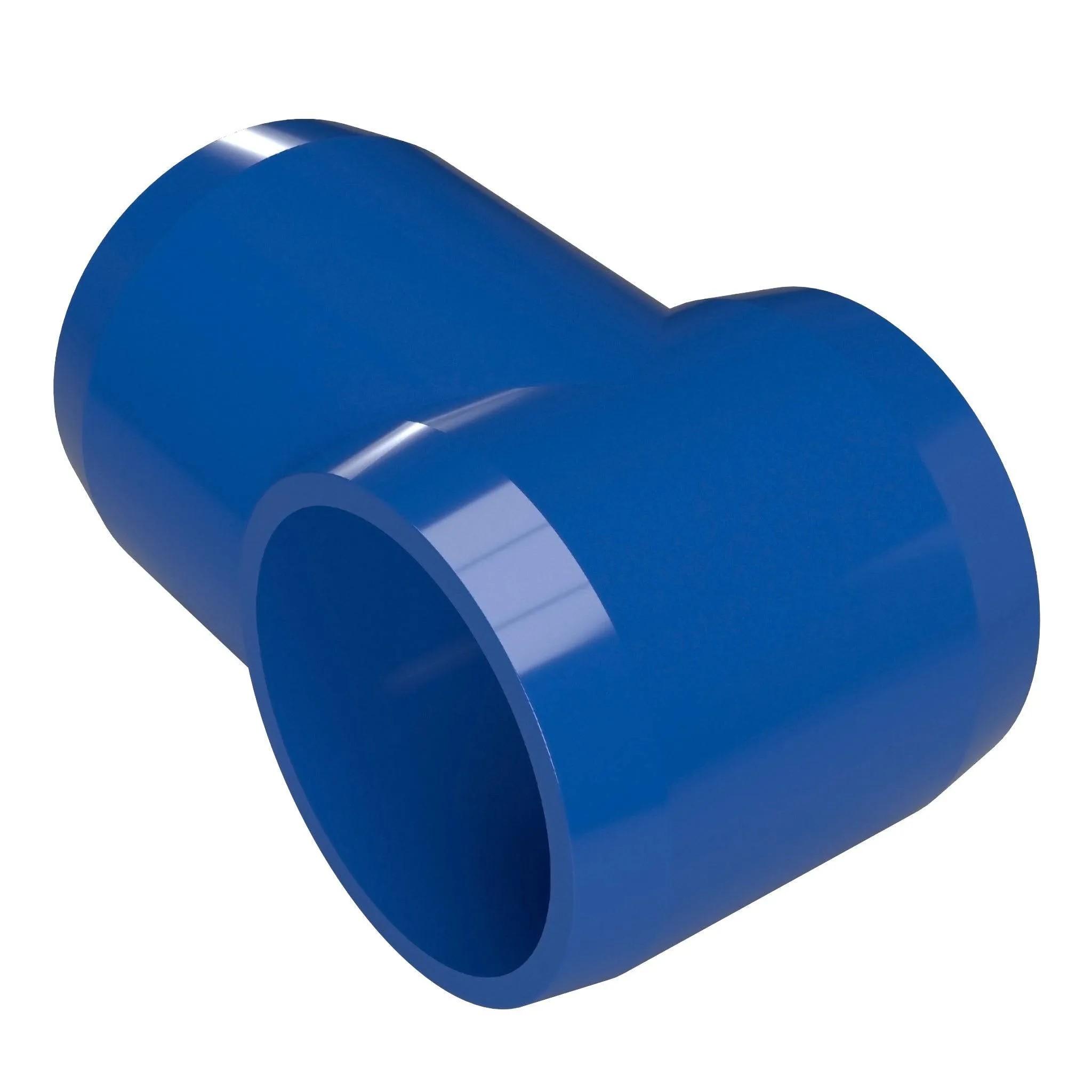 3/4 in. Slip Sling PVC Tee, Furniture Grade - Blue