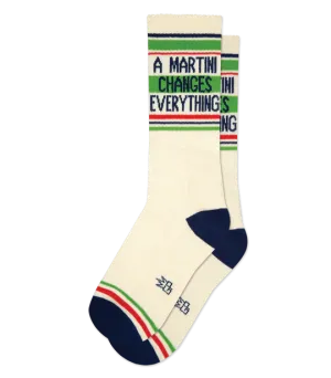 A Martini Changes Everything Socks