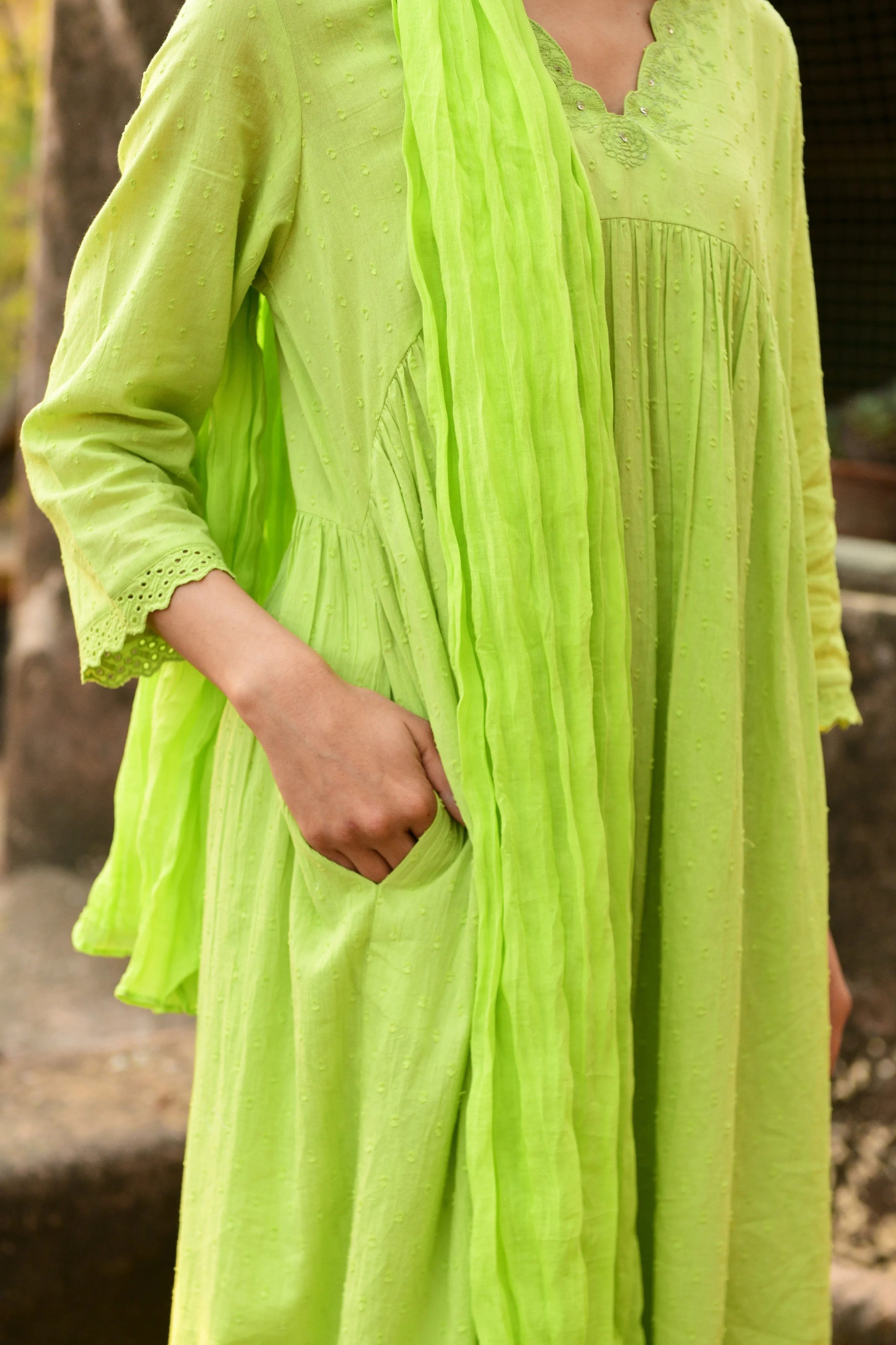 Aaravi Green Suit Set