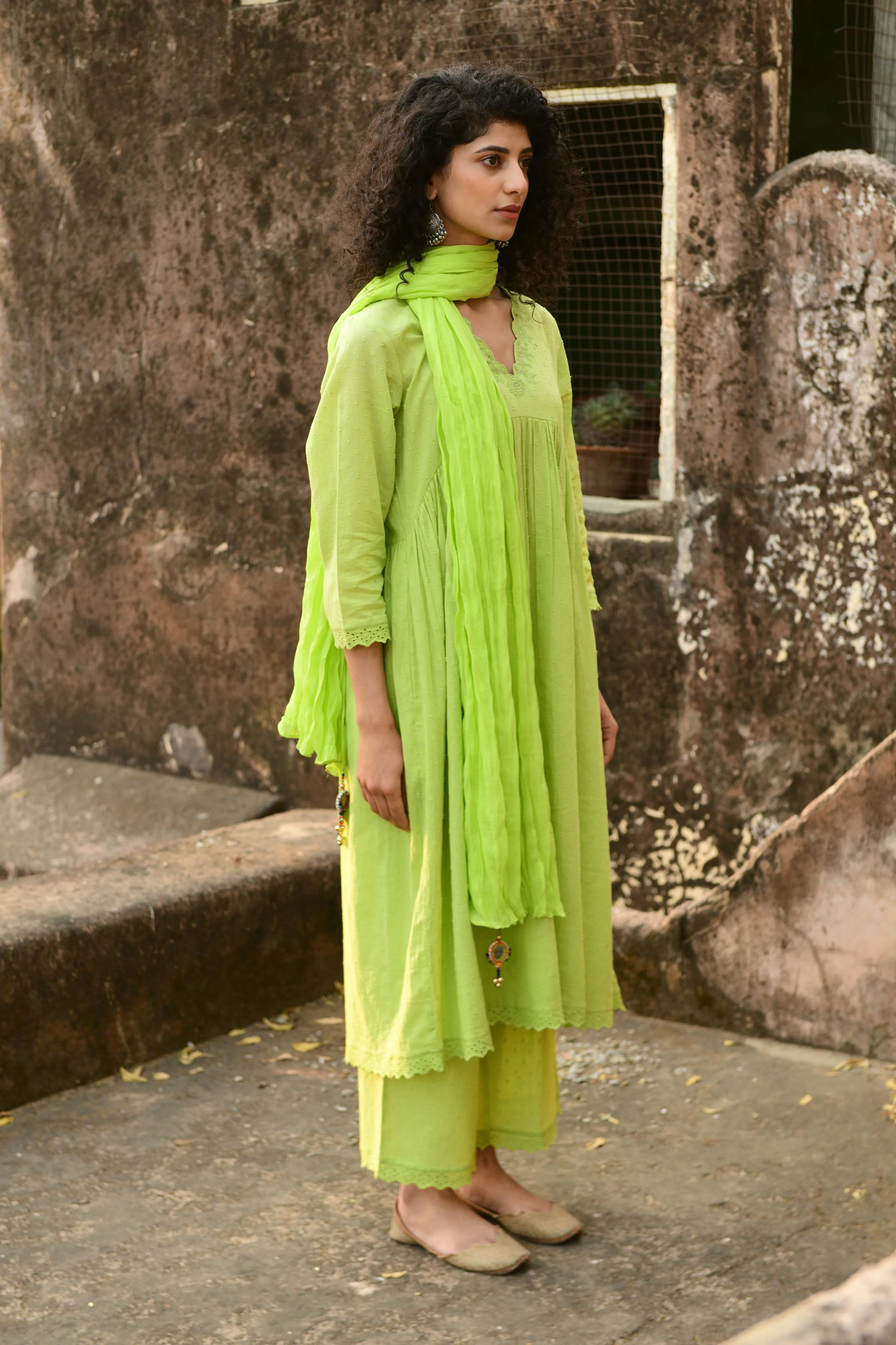 Aaravi Green Suit Set