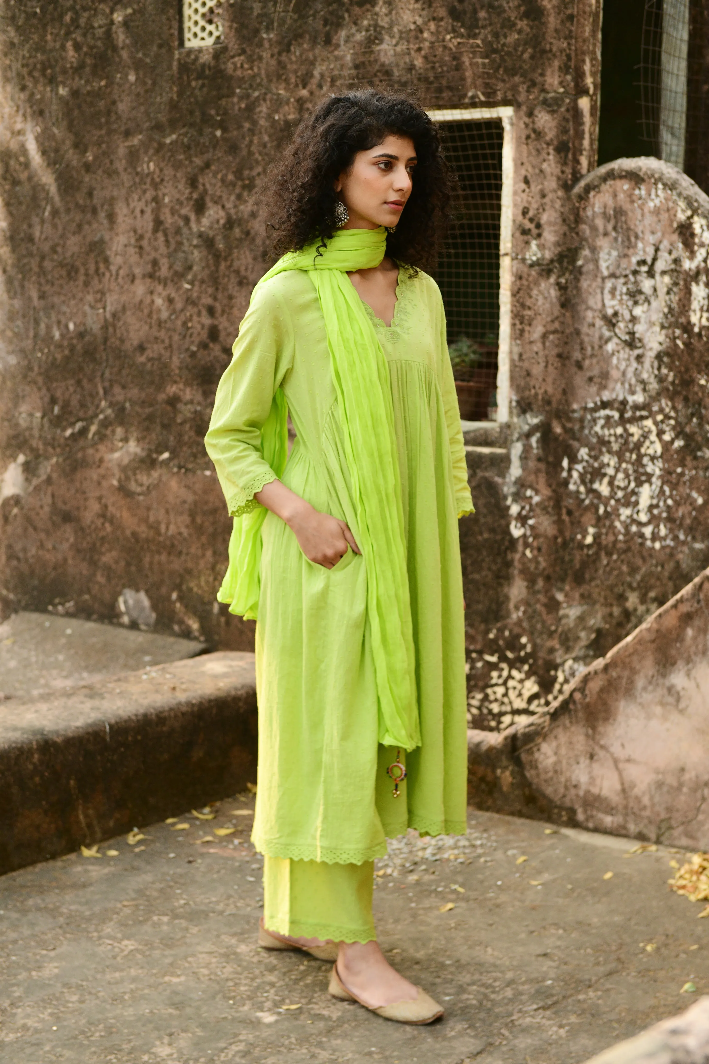 Aaravi Green Suit Set