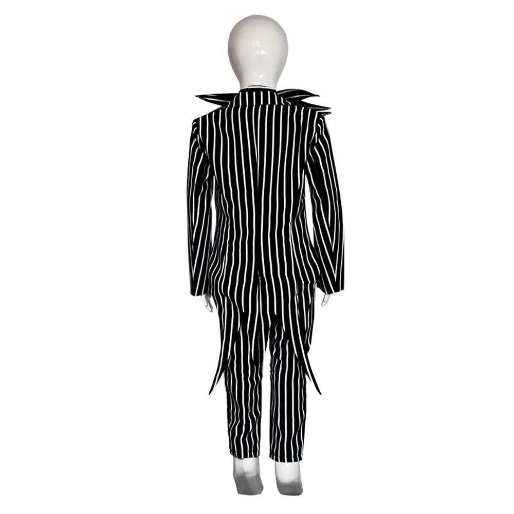 Adult kids Jack Skellington Sally Suit Costume The Nightmare Before Christmas for women men Boy Girl full Set