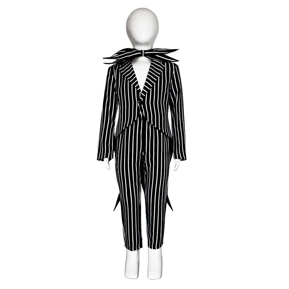 Adult kids Jack Skellington Sally Suit Costume The Nightmare Before Christmas for women men Boy Girl full Set