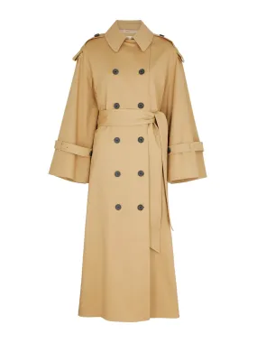 Alanis stretch-cotton trench coat