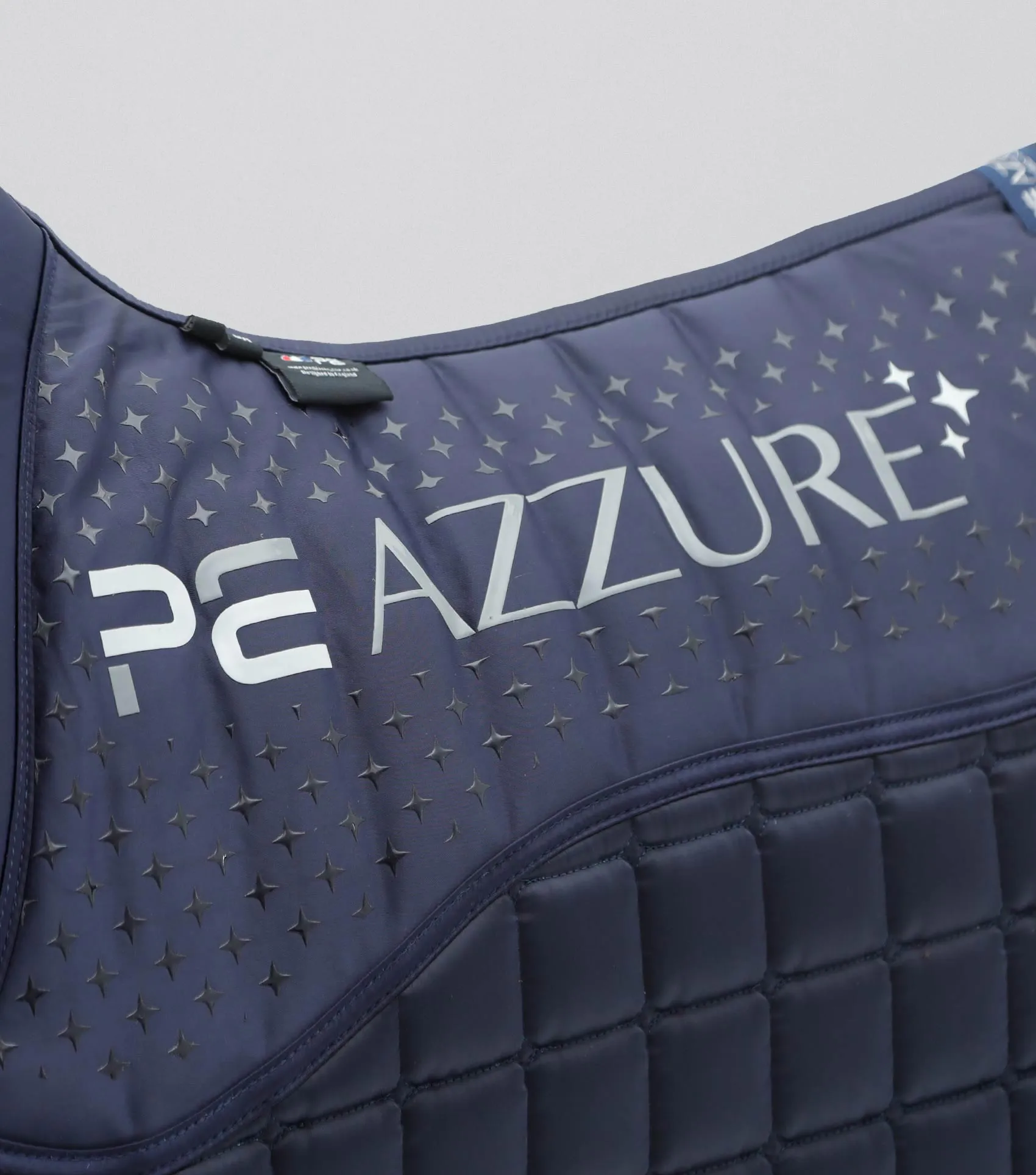 Azzure Anti-Slip Satin Dressage Square Navy