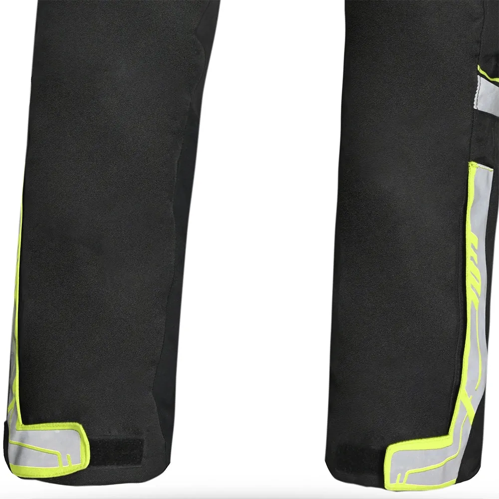 BELA Tour To Snow Motorcycle Textile Pant - Black Ice Yellow