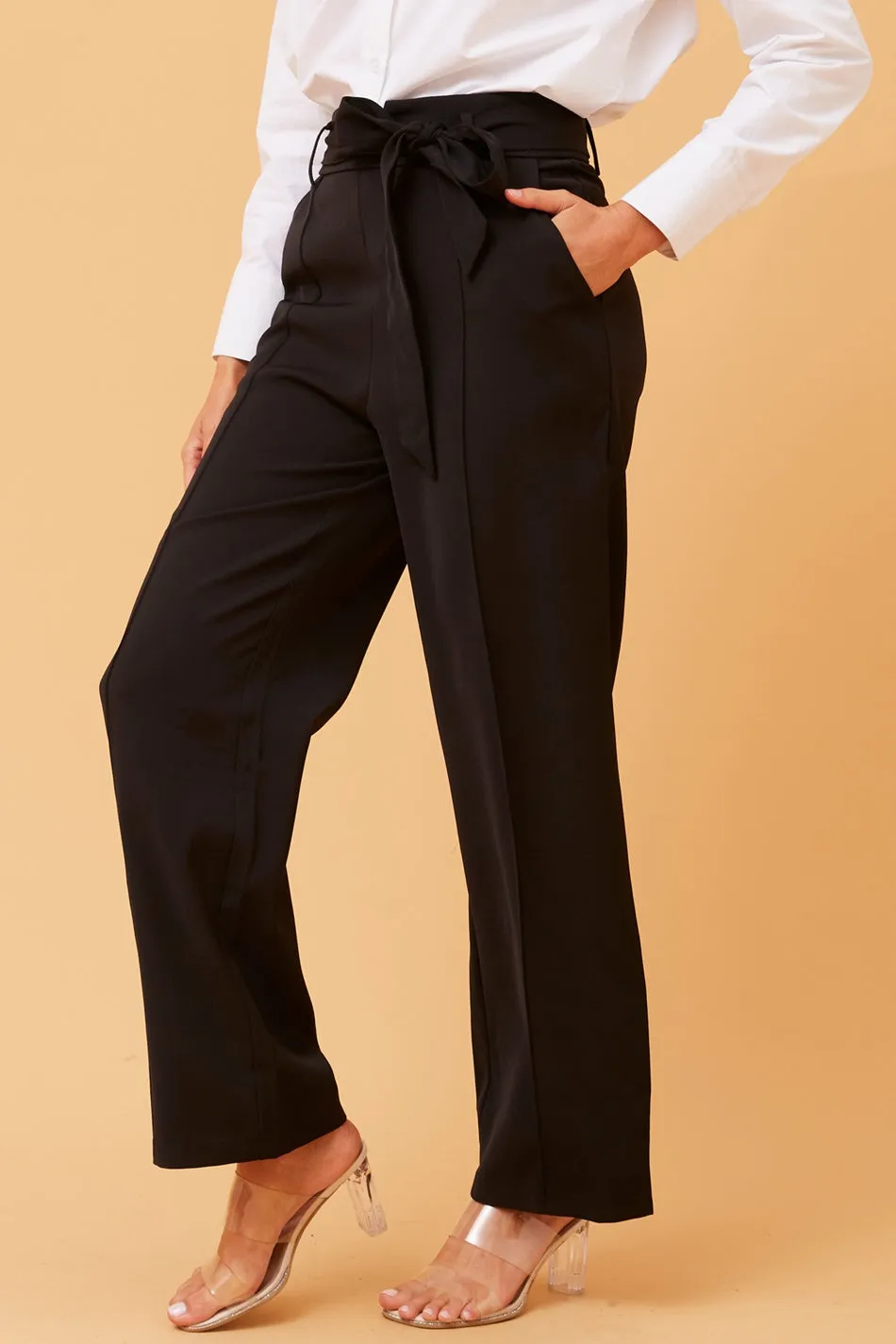 BEXLEY TIE DETAIL PANTS