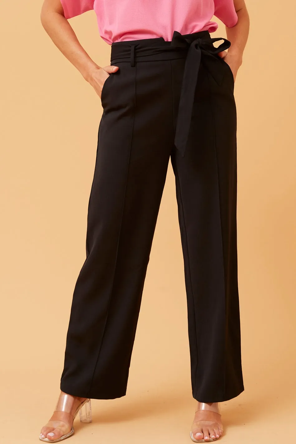 BEXLEY TIE DETAIL PANTS