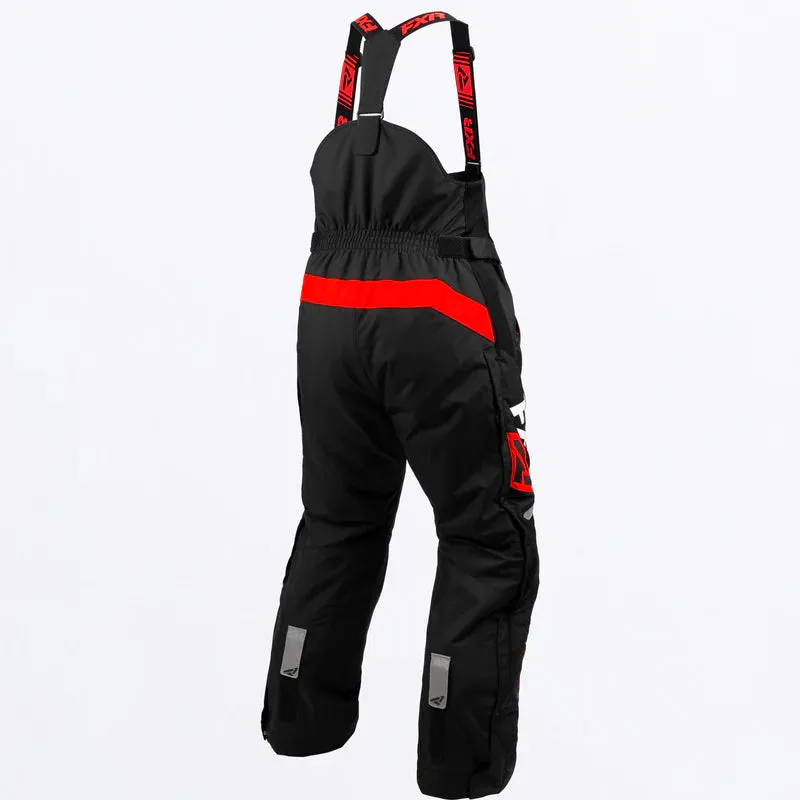 Bib Pants - FXR Men's Team FX Bib Pant, F.A.S.T. 4.0™ (Float Assist Safety Tech), 220100