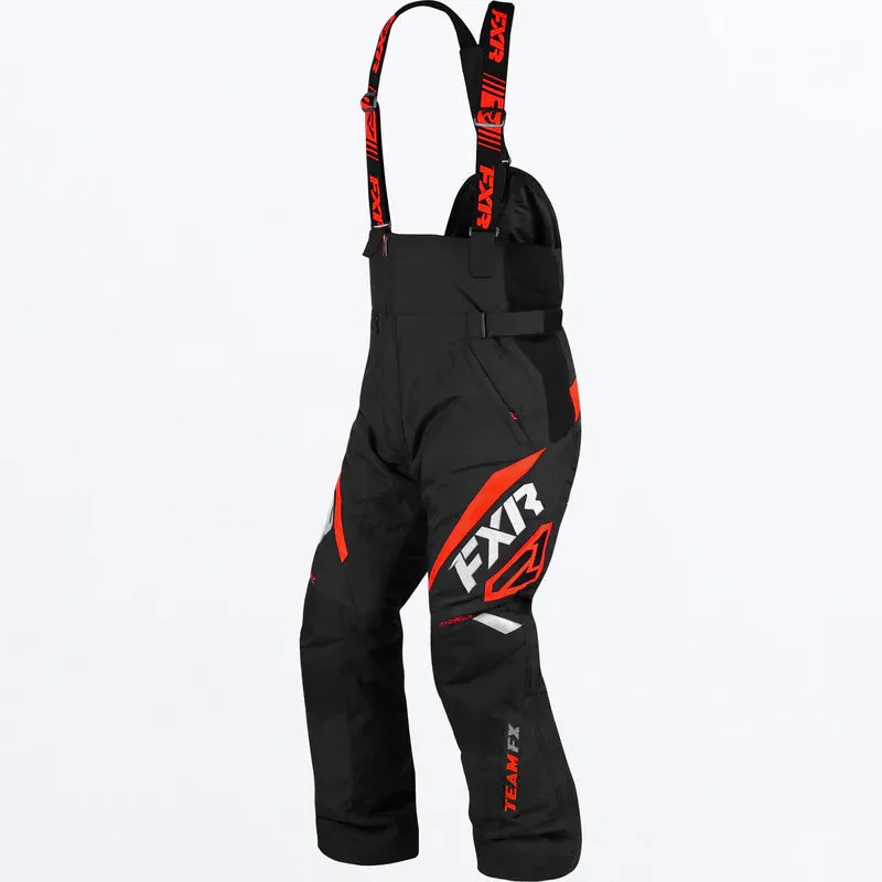 Bib Pants - FXR Men's Team FX Bib Pant, F.A.S.T. 4.0™ (Float Assist Safety Tech), 220100