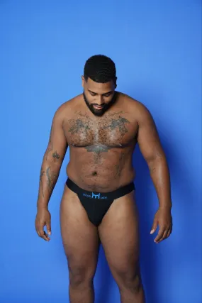 Big Daddy Black Bondmen Jock Strap