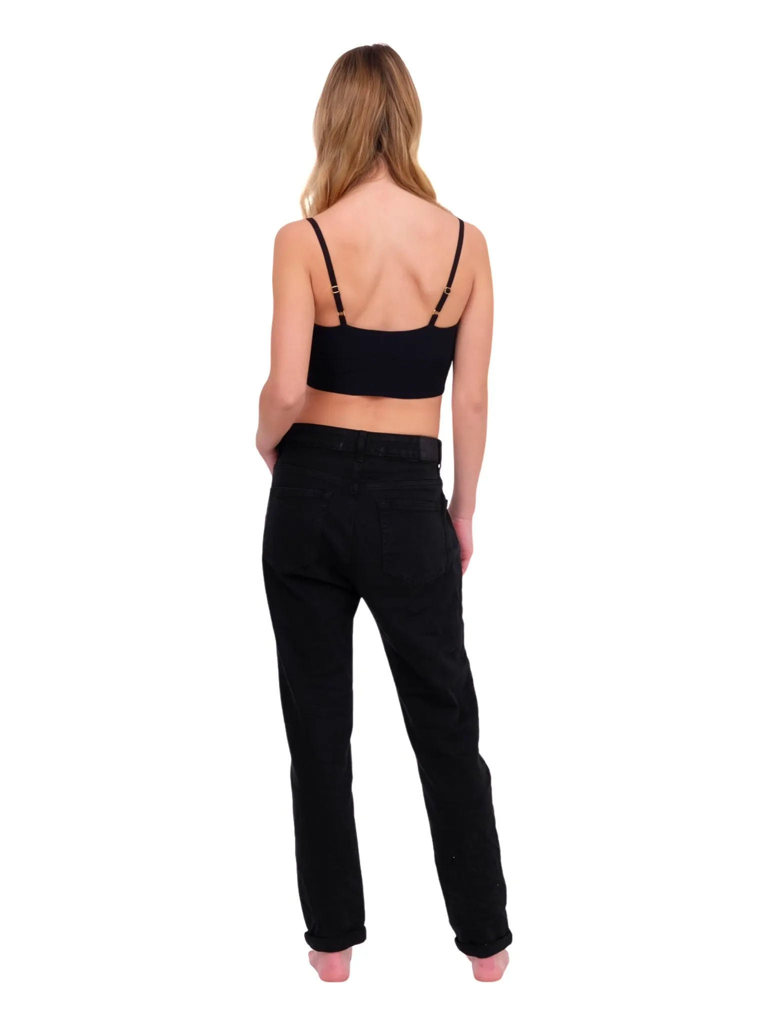 Black Straight Leg Pant