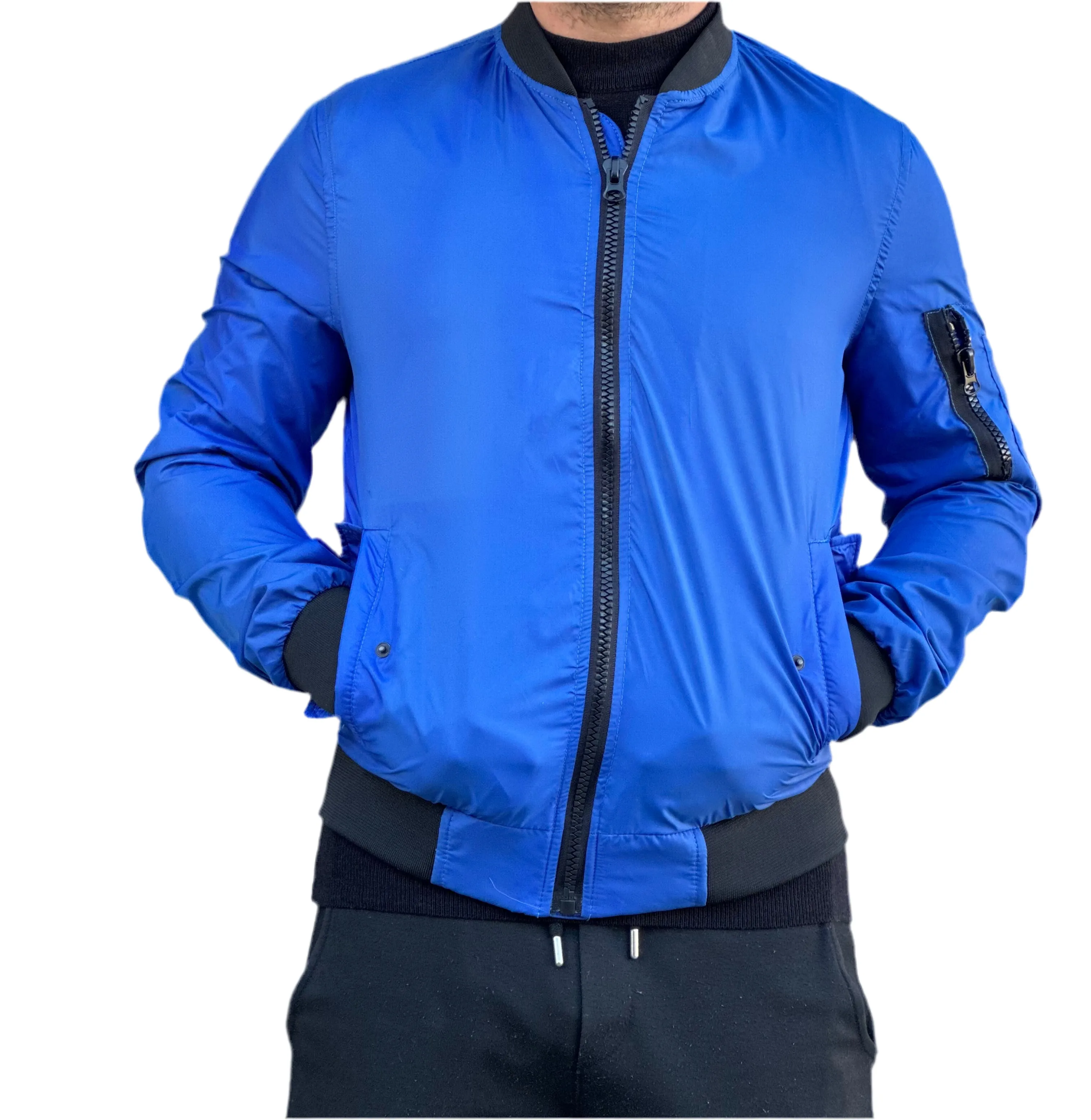 Blue Bomber Jacket