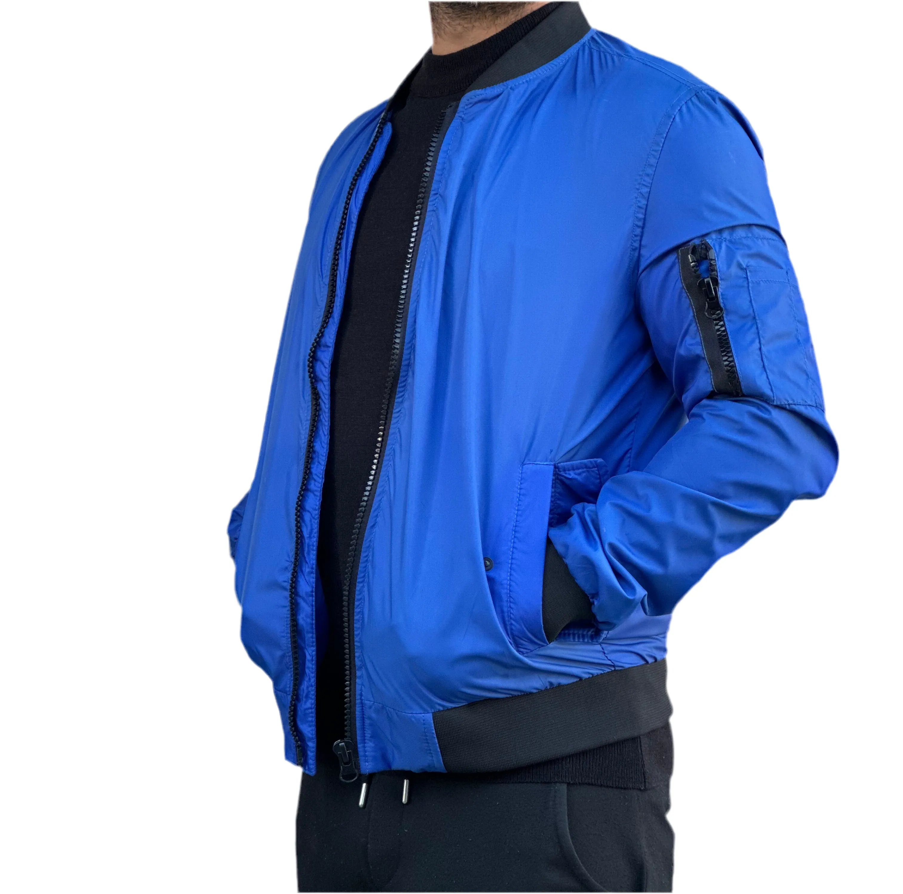 Blue Bomber Jacket