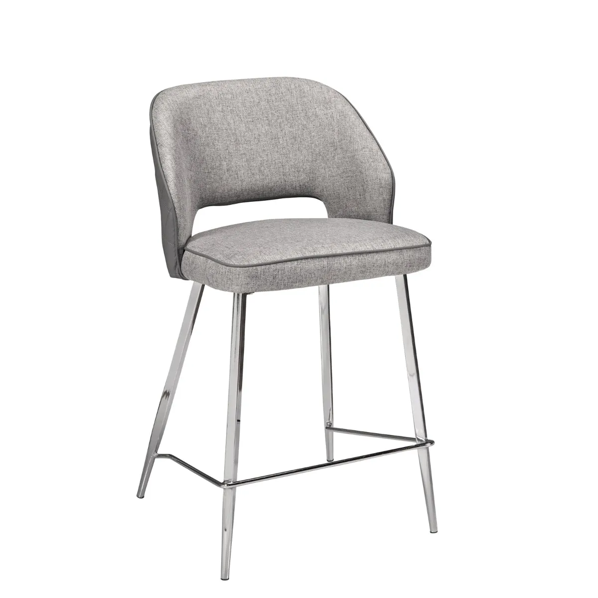 Camille Light Grey Counter Height Chair - Set of 2