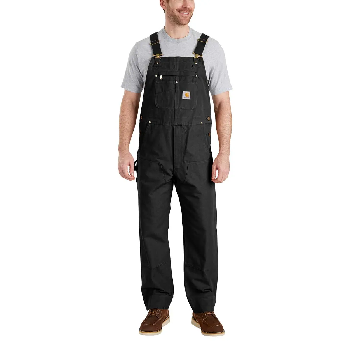 Carhartt Men's Duck Bib Overall - Black