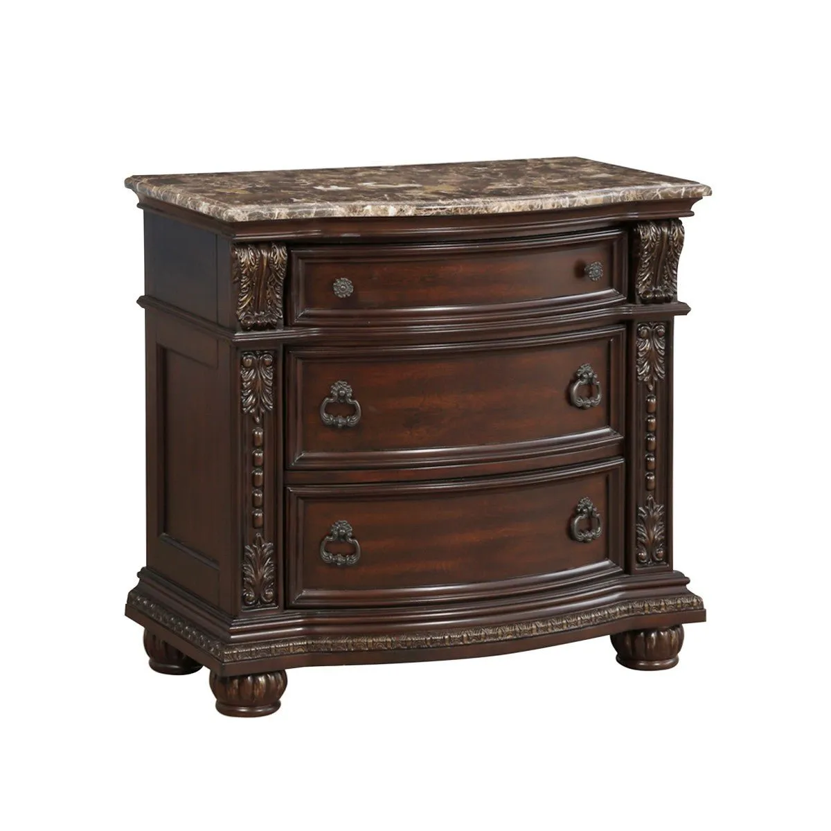 Cavalier Night Stand with Marble Top