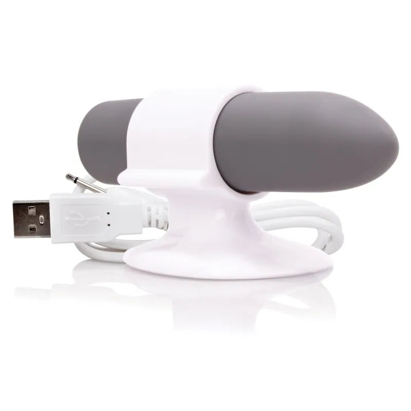 Charged Positive Rechargeable Vibe - Grey