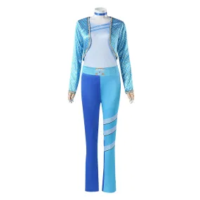 Chloe Charming Women Blue Outfit Party Carnival Halloween Cosplay Costume