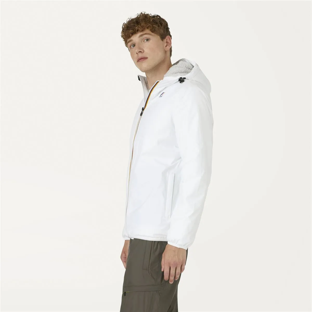 Claude Orsetto - Kids Sherpa Lined Waterproof Jacket in White