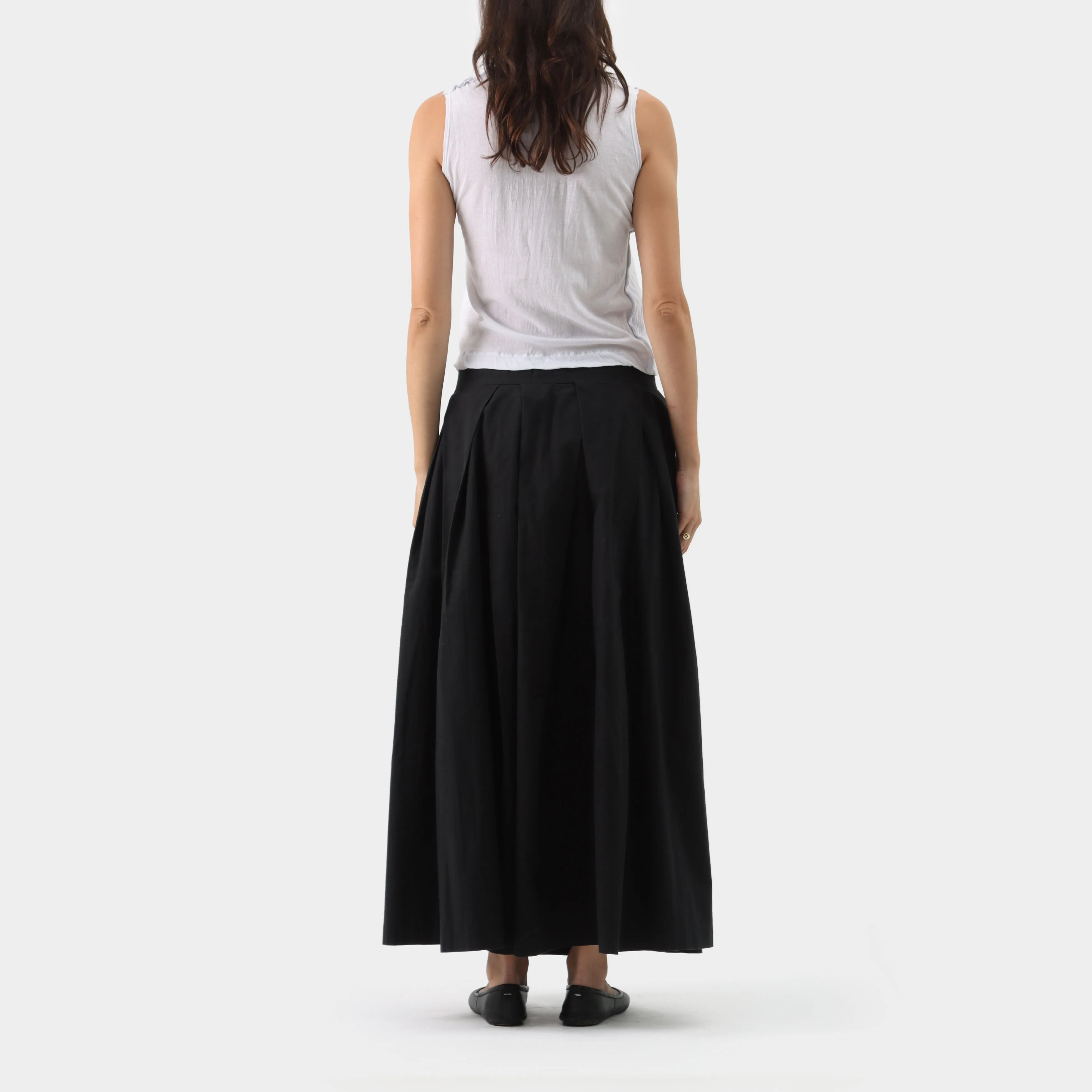 Comme des Garçons Pleated Maxi Skirt