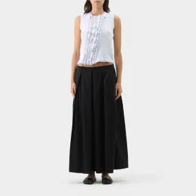 Comme des Garçons Pleated Maxi Skirt