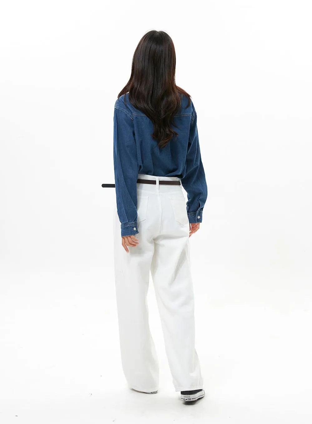 Cotton Wide Leg Pants OS310