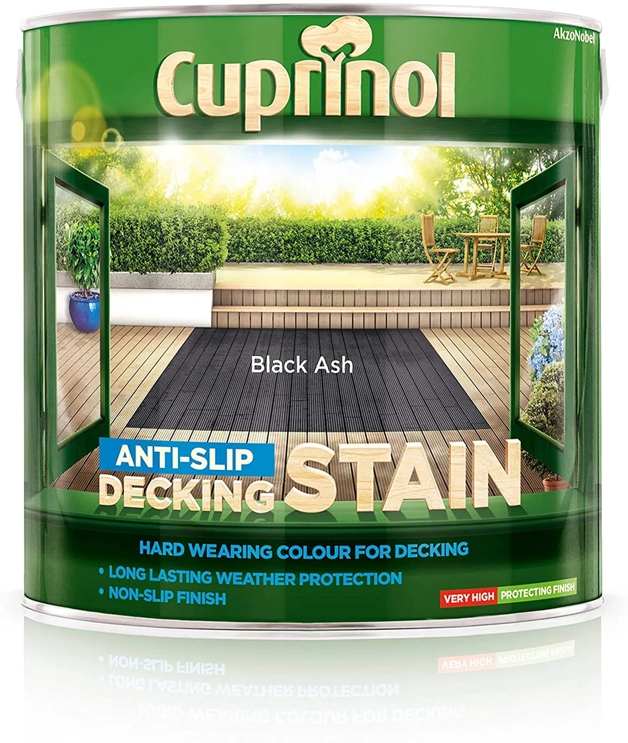 Cuprinol Anti Slip Decking Stain - Black Ash 2.5L