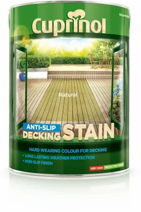 Cuprinol Anti Slip Decking Stain - Natural 5L