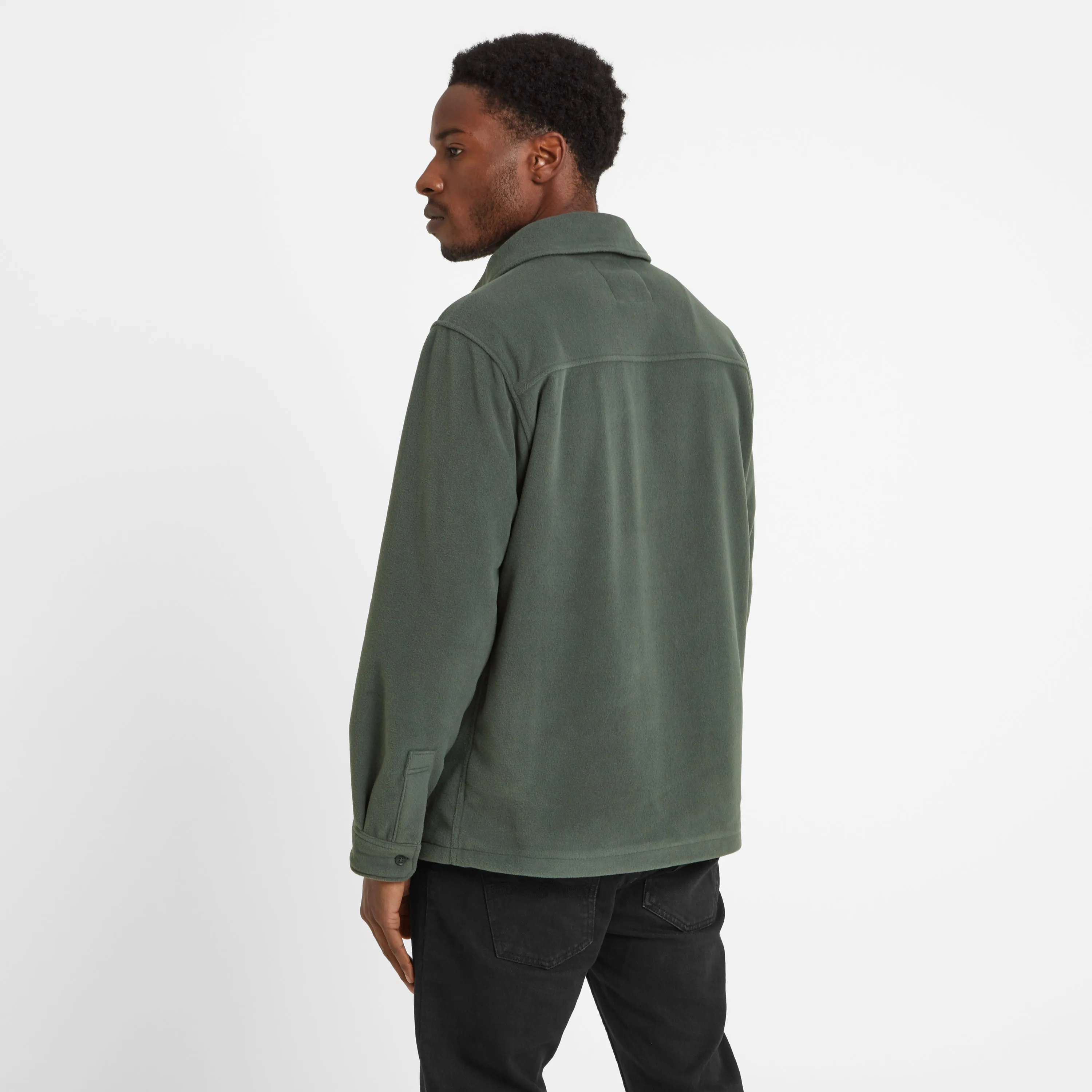 Dabney Mens Shacket - Pine Green