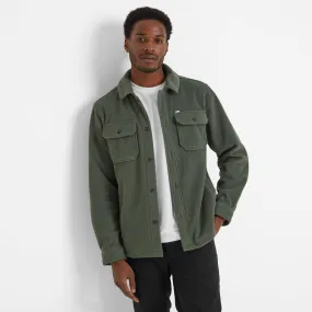 Dabney Mens Shacket - Pine Green