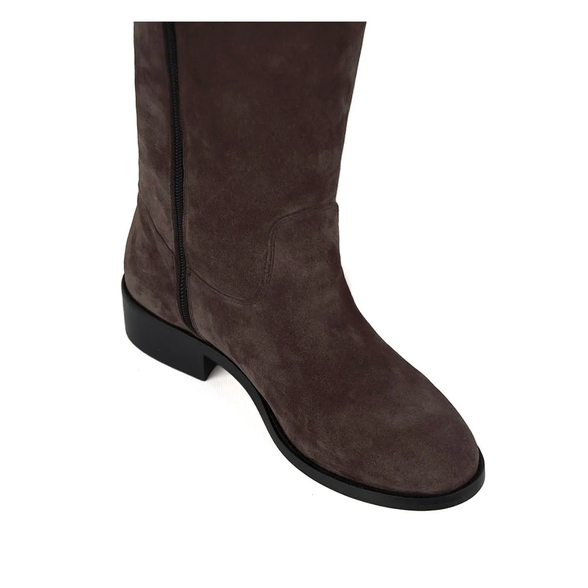 Dalia suede, dark brown