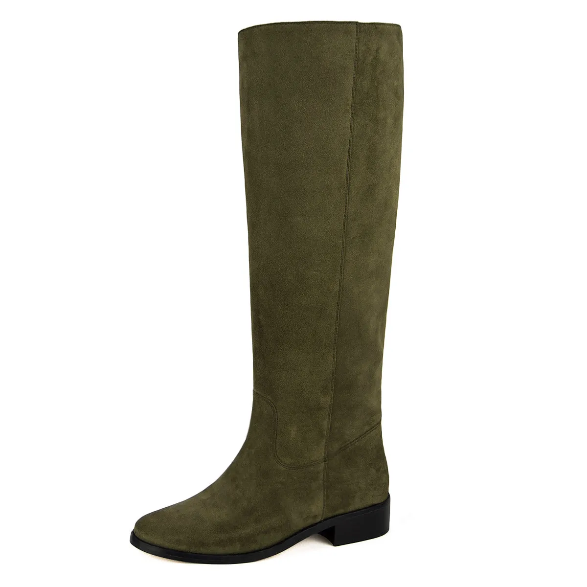 Dalia suede, olive green