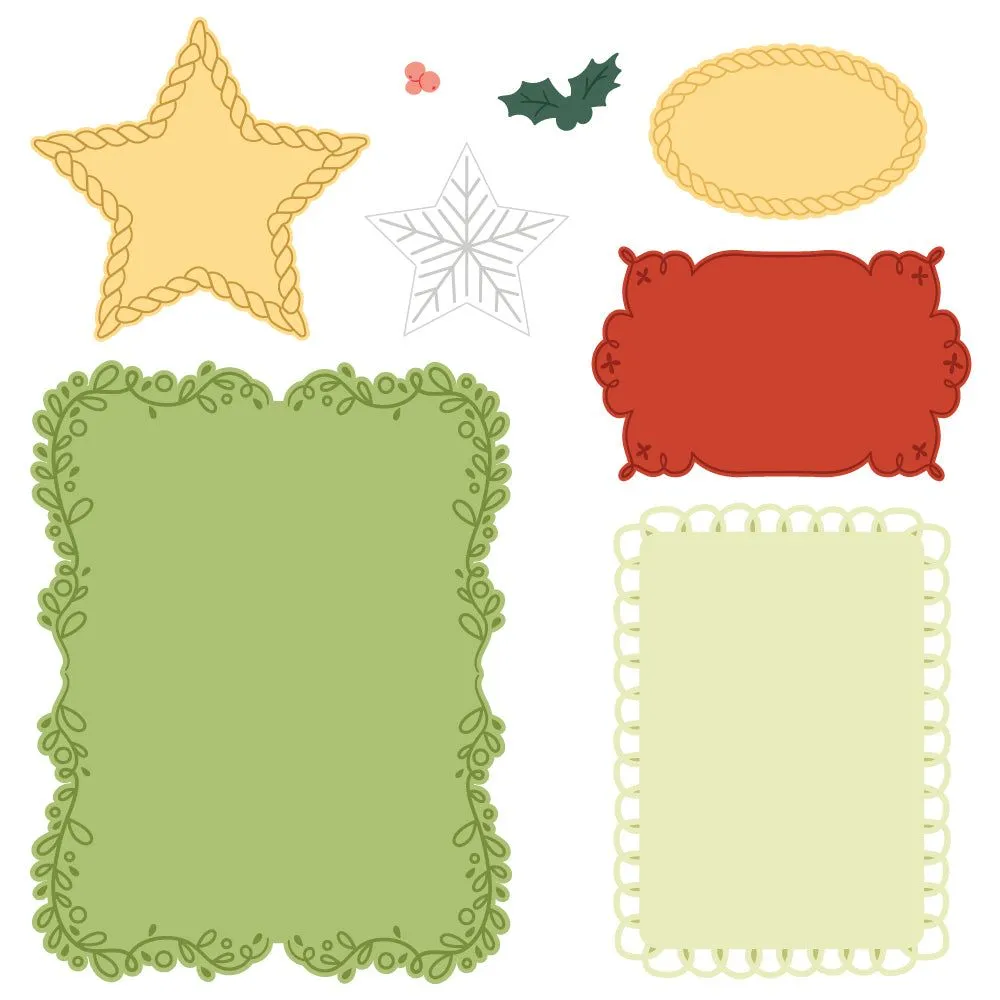 Decorative Star Layering Frames - Honey Cuts