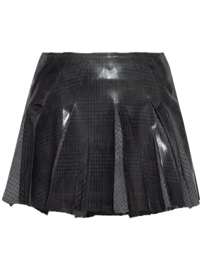 DIESEL Pleated Flared Skirt - Charcoal Grey