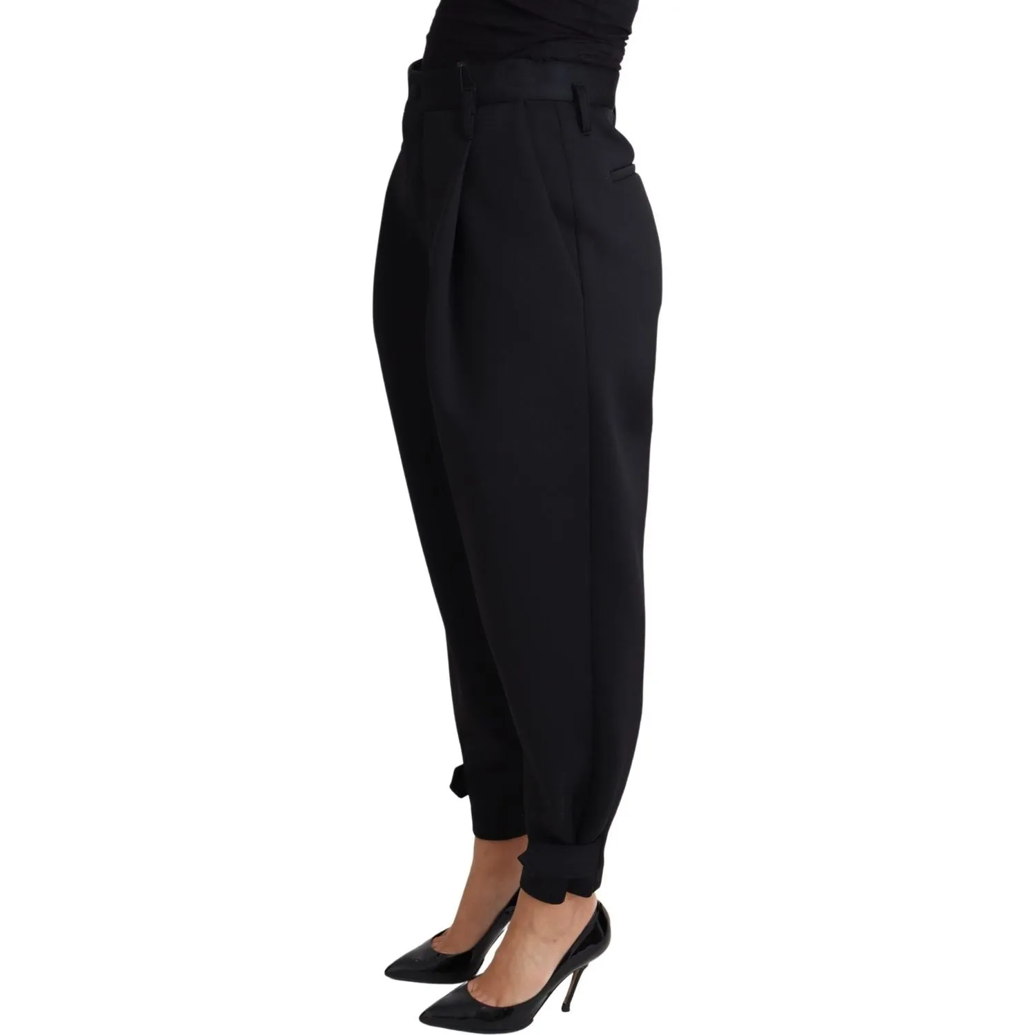 Dolce & Gabbana Elegant High-Waist Cropped Trousers