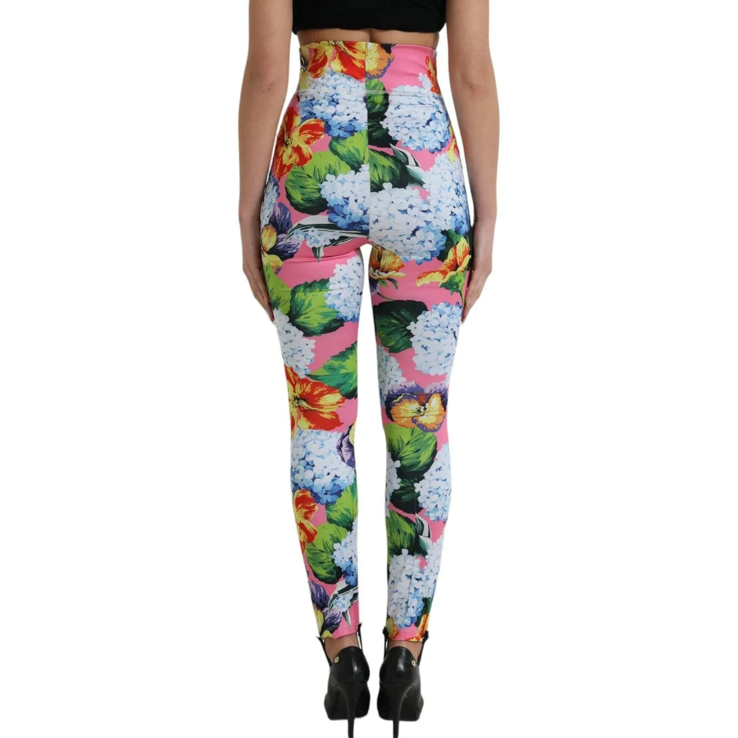 Dolce & Gabbana Exquisite Floral High Waist Leggings