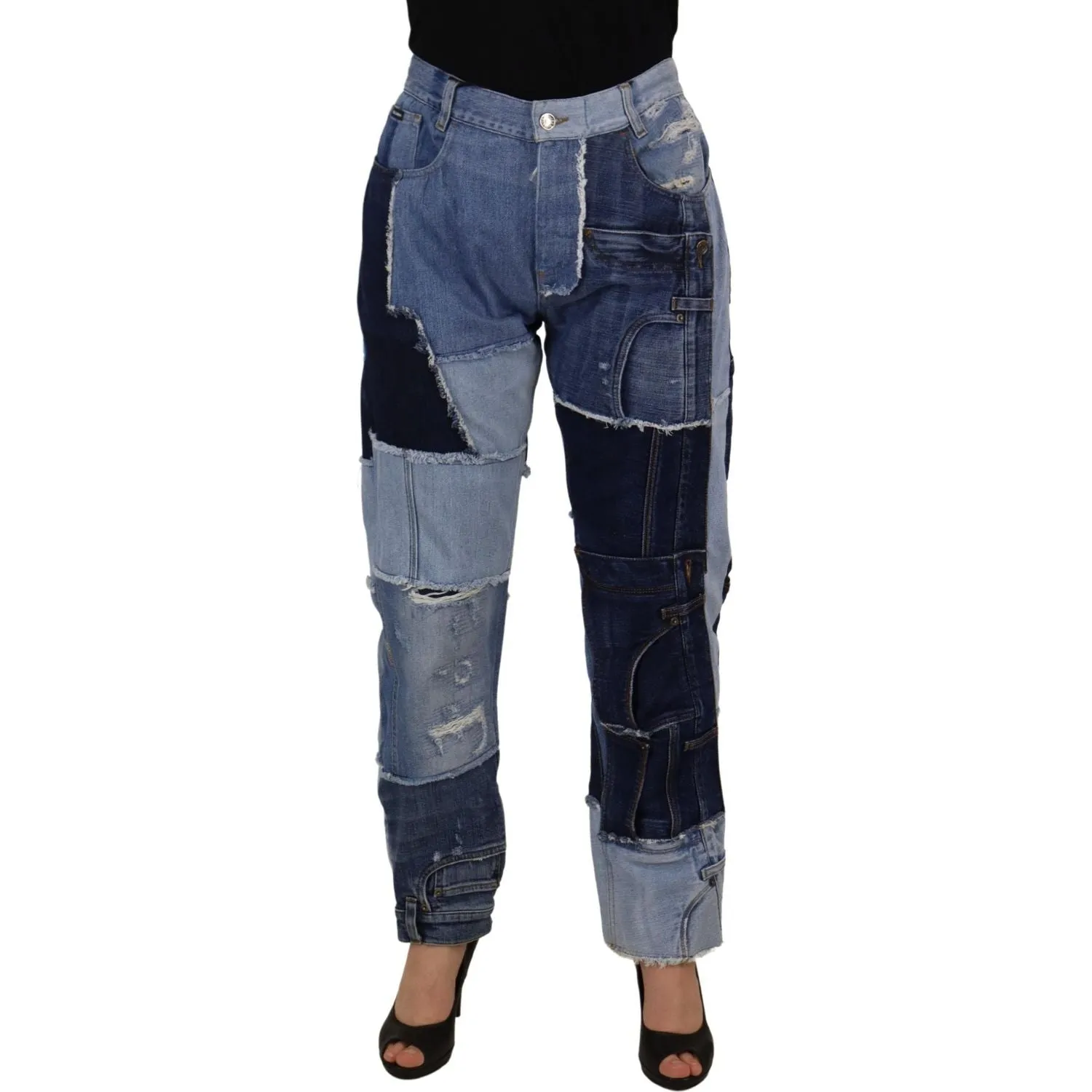 Dolce & Gabbana High Waist Skinny Couture Jeans