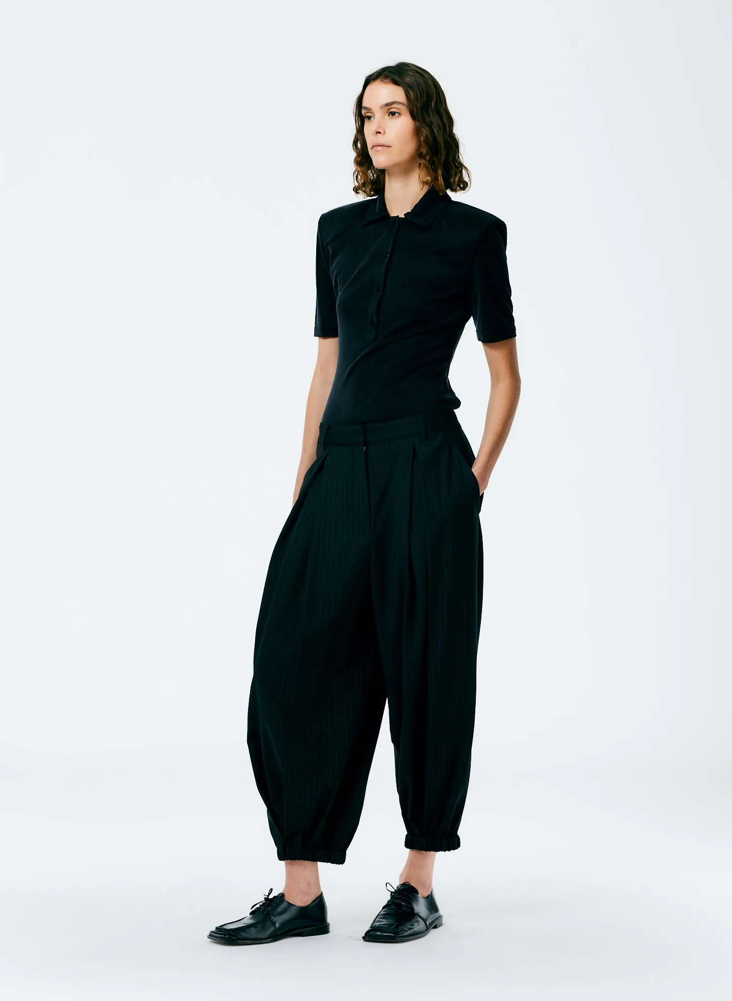 Dominic Pinstripe Eden Pleated Balloon Pant