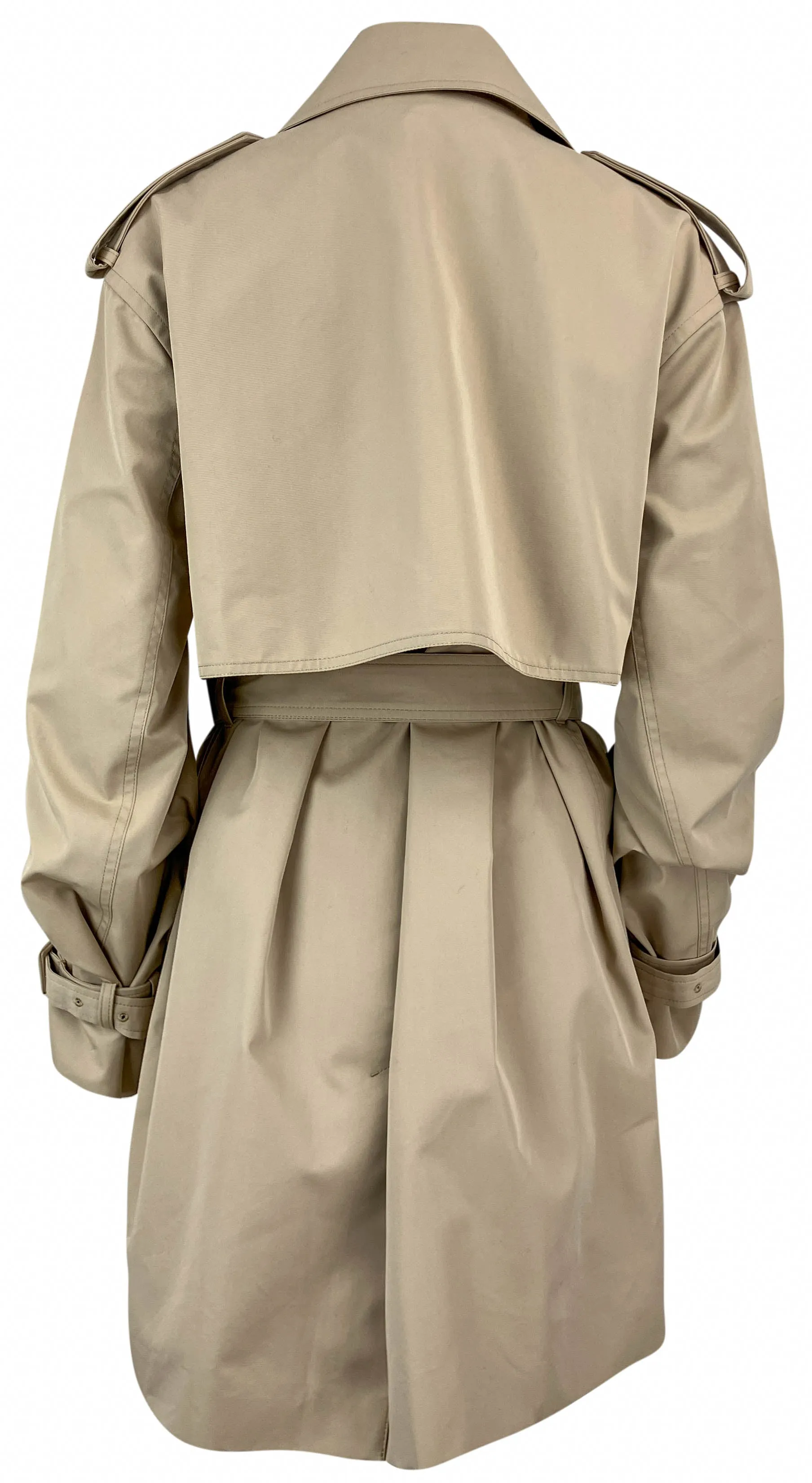 FILIPPA K Short Trench Coat in Sand Beige