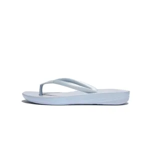 Fitflop Women Iqushion Pearlized Ergonomic Flip-Flops |HI5-B05| Pearlized Skywash Blue