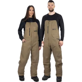 FXR Task Insulated Canvas Bib Overall Pants Canvas Brown