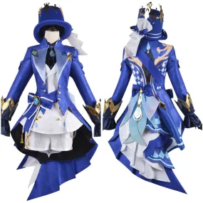 Genshin Impact Furina de Fontaine Focalors Outfits Halloween Carnival Cosplay Costume