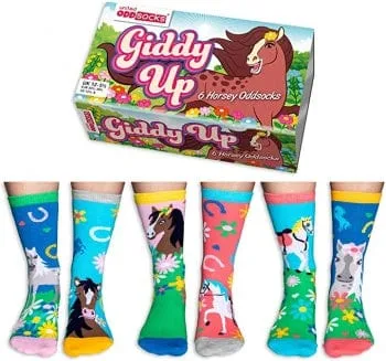 Giddy Up 6 Horsey Oddsocks