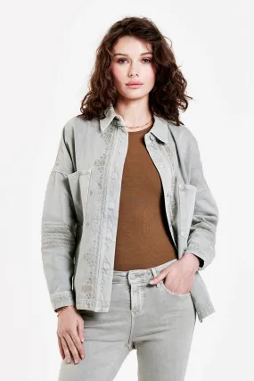 Gina Jacket-Oyster Gray