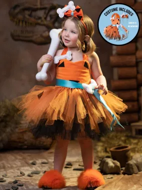 Girls Stone Age Cutie Tutu Costume Dress