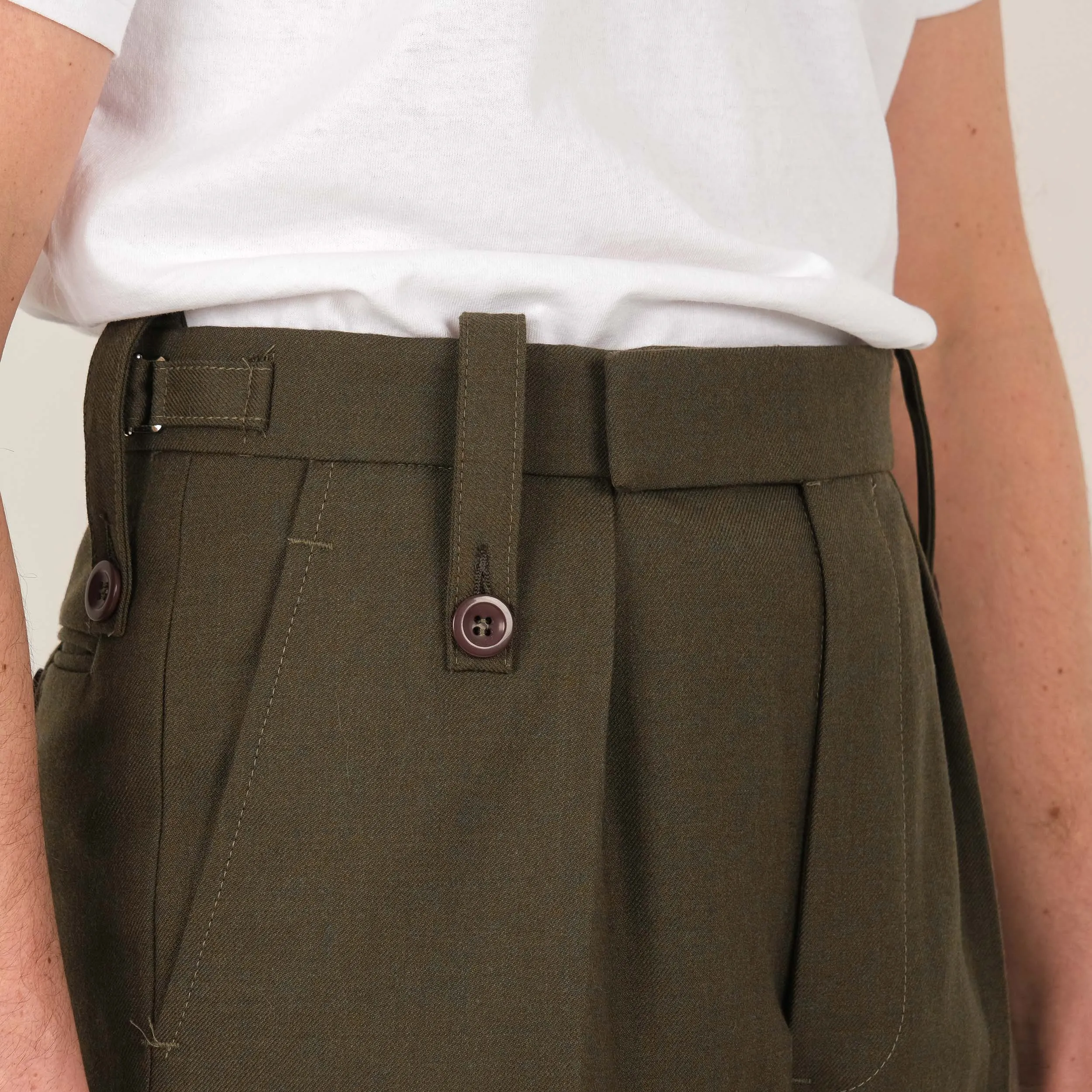 HIGH WAIST BRITISH PANTS